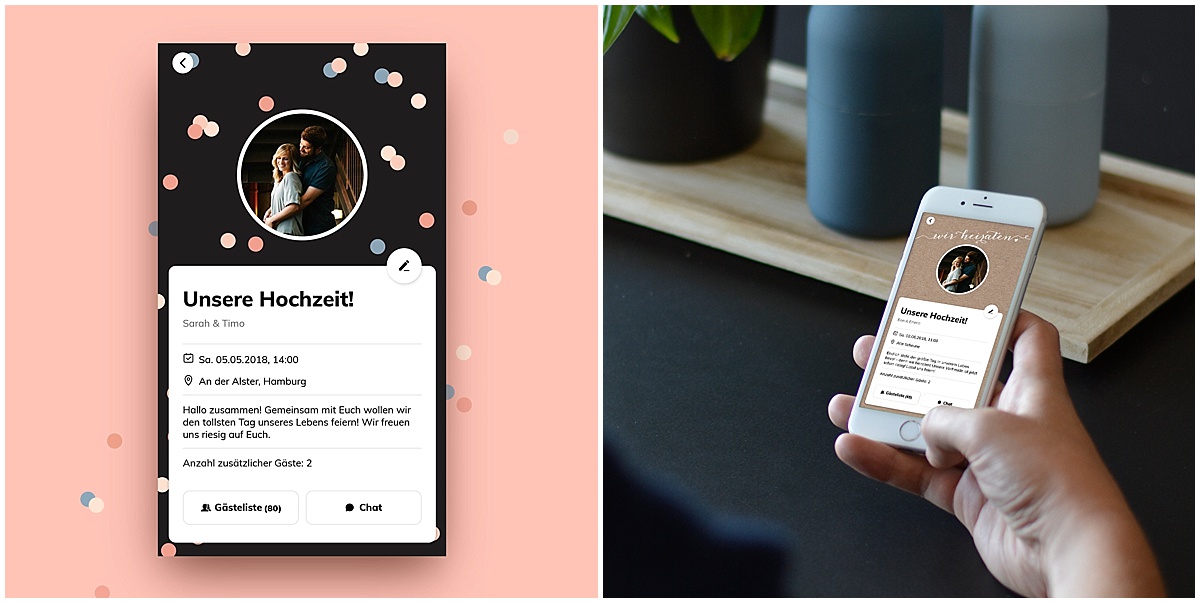 Funf Trend Styles Fur Eure Hochzeitseinladungen Und Eine App